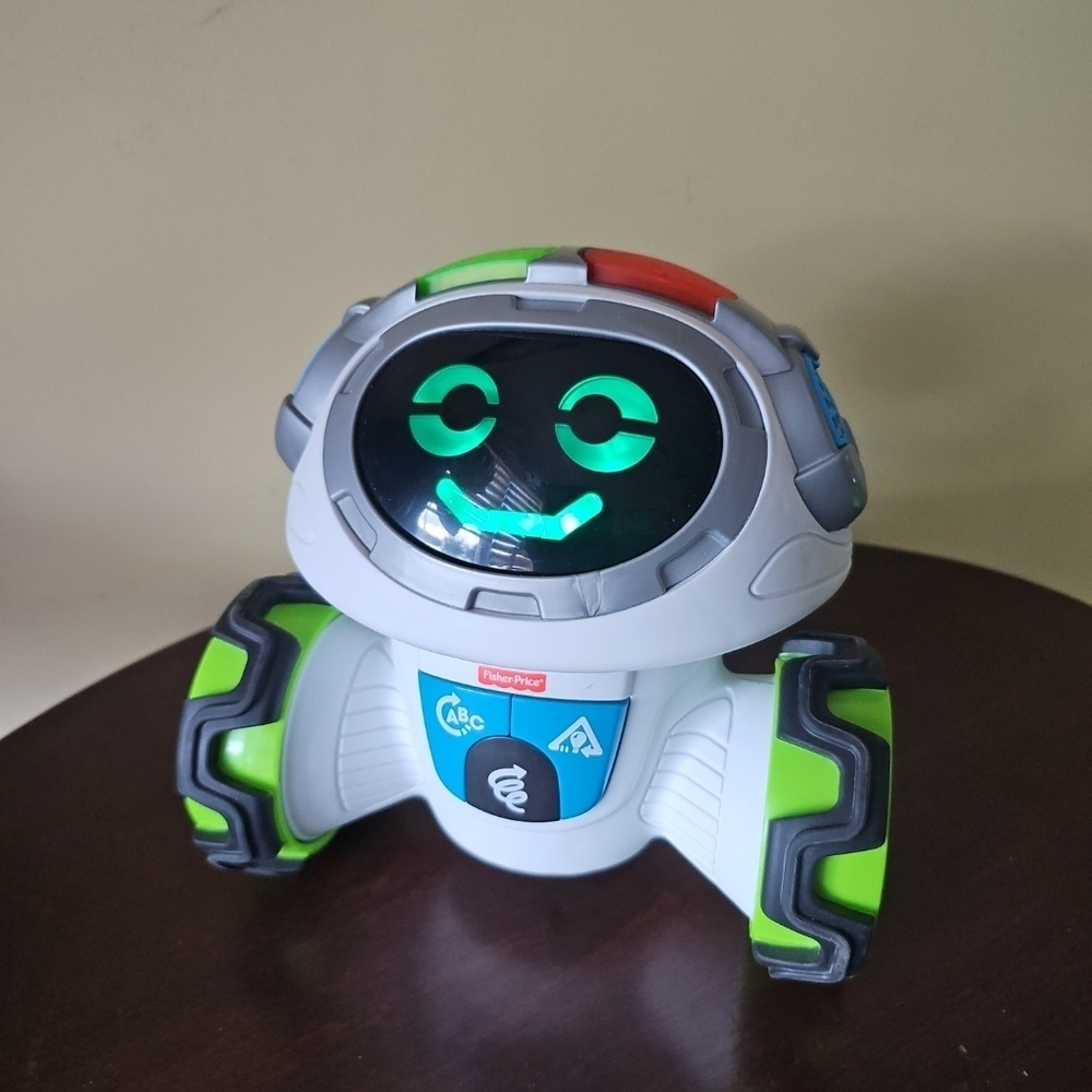 Fisher-Price Think & Learn Teach 'n Tag Movi‎ Interactive Learning Robot FRENCH.